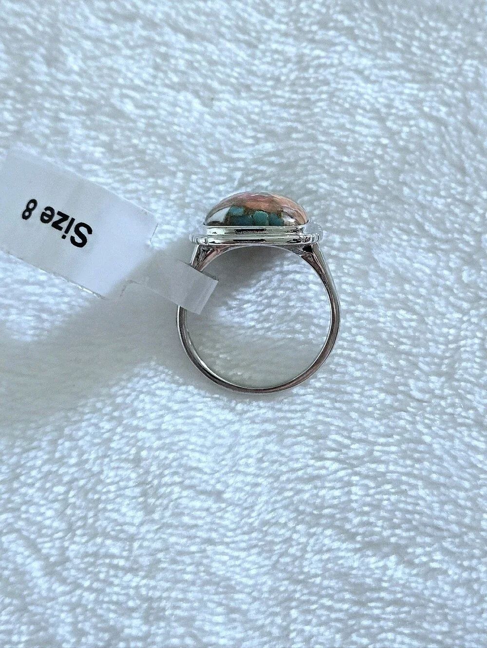 Gemolio Rectangular Oyster🦪 Turquoise🩵 Ring💍 - NWT - Picture 13 of 16